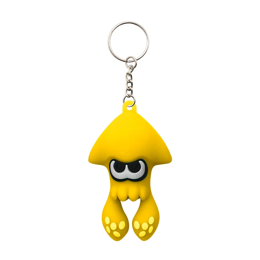 4cm Splatoon Toy Cartoon Cute Key Chain  Squid Doll Creative Child Gift Birthday Gift Christmas Gift