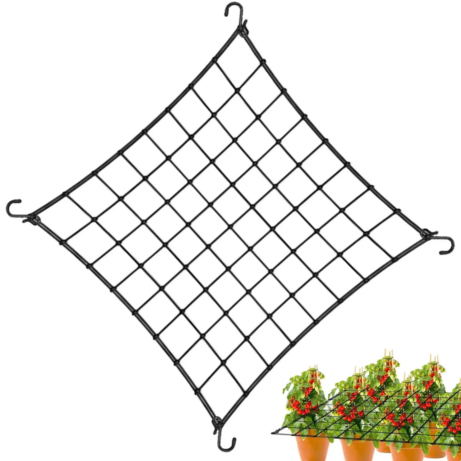 Elastic Planting Trellis Netting Reusable Tent Net Cover Garden Climbing Plant Trellis Grow Net For Tomatoes Cucumbers Peas Vine