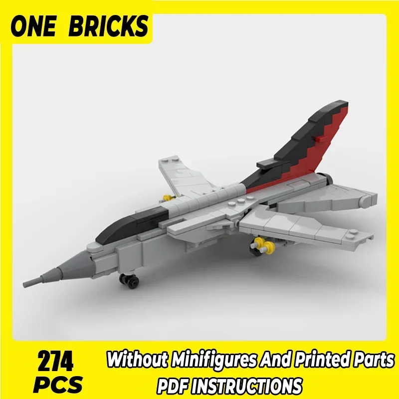 

Moc Building Bricks Military Fighter Model 1:72 Tornado ADV F.3 Technology Modular Blocks Gifts Christmas Toys DIY Sets Assembly