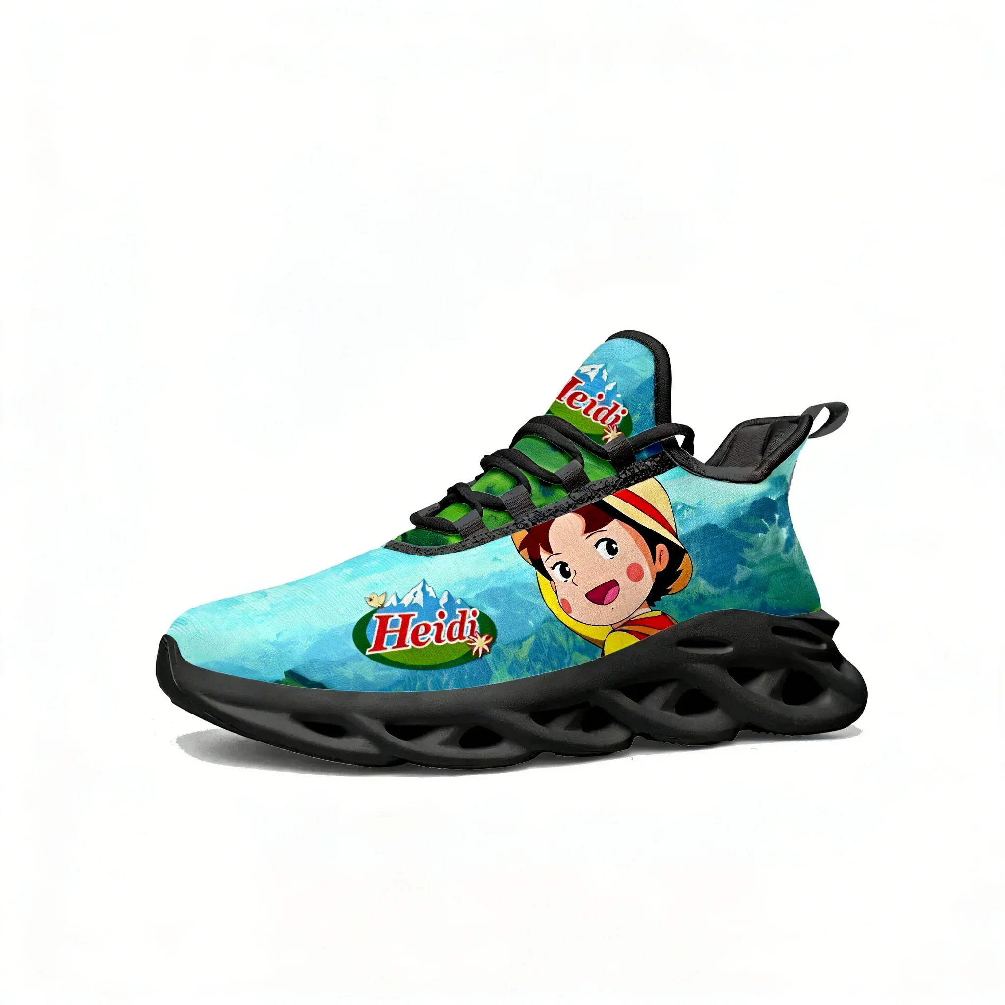 

A Girl Of The Alps Flats Sneakers Mens Womens Teenager Sports Running Shoe High Quality Heidi Anime Custom Lace Up Mesh Footwear