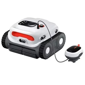 Robotic Pool Cleaner Brushless Motor IPX7 Waterproof Long Battery Life Cordless Design