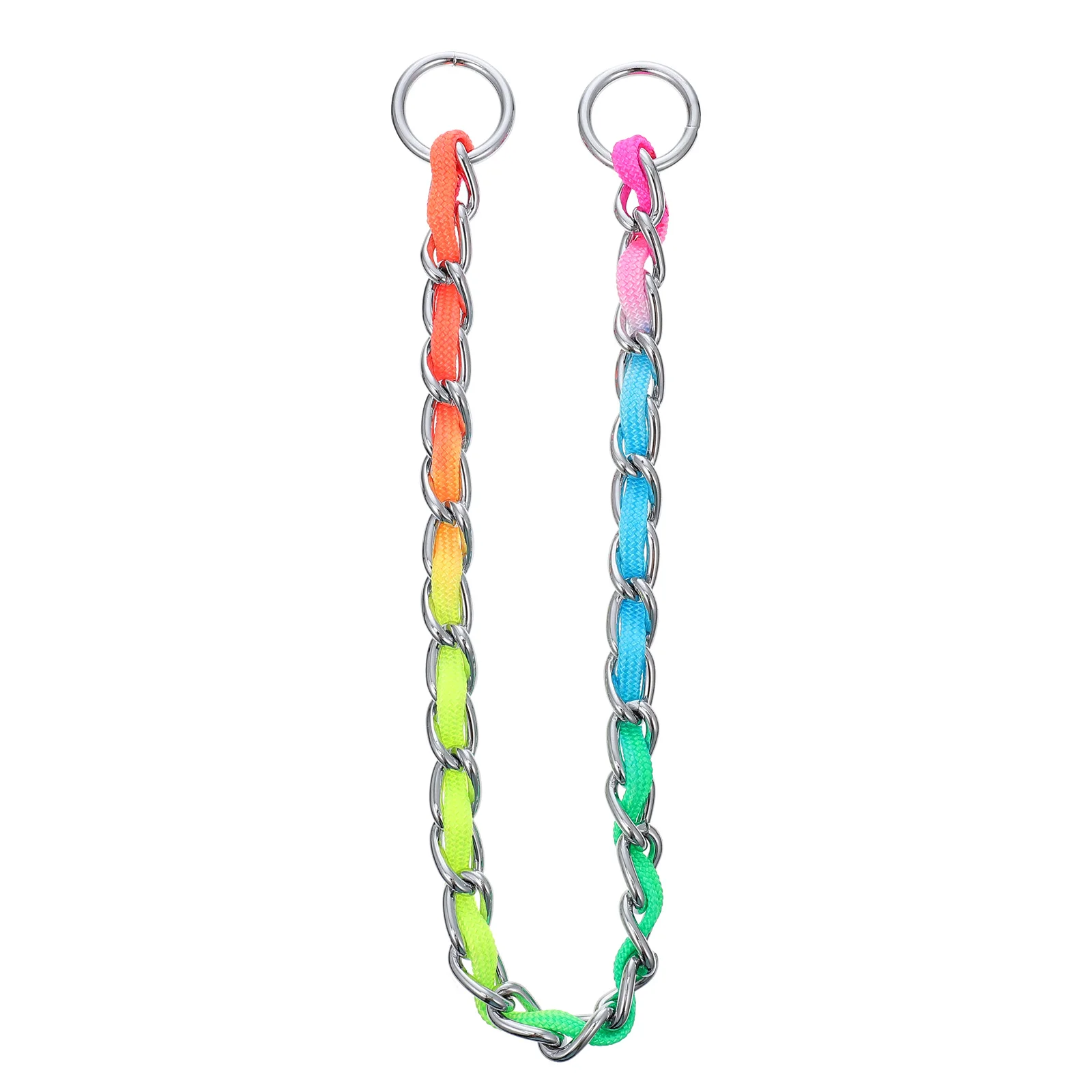 

Colorful Nylon Durable Chain Puppy Leash Pet Supply Rope Necklace for Daily Obedience Correction Rope