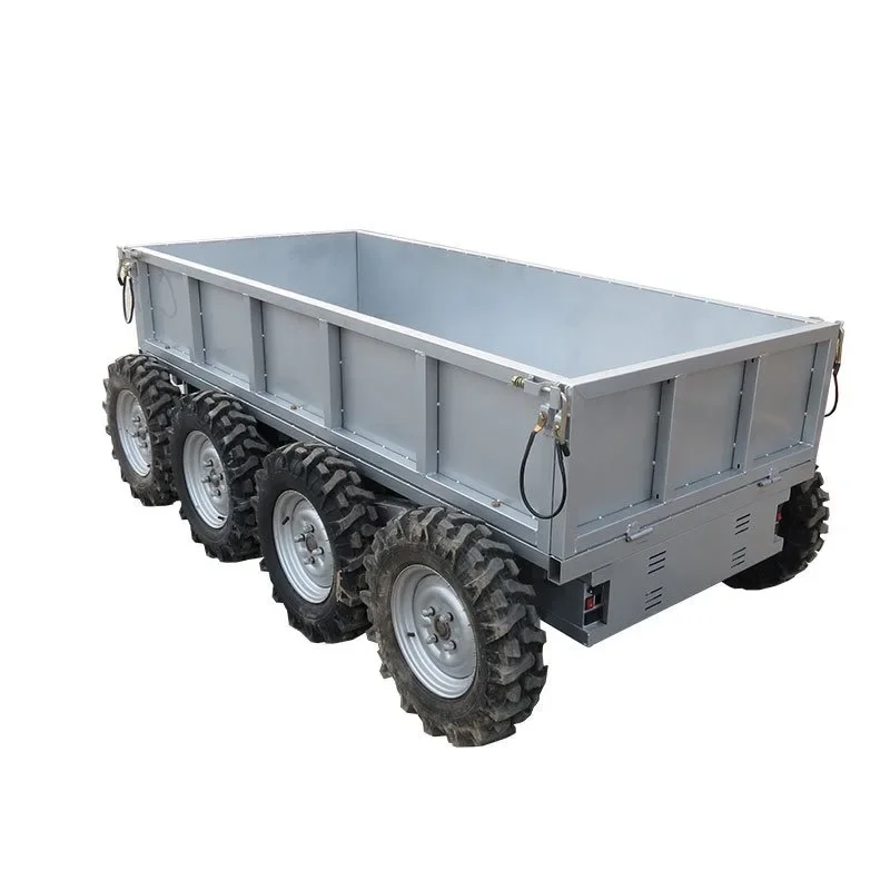 Dump Truck Eight Wheel Eight Drive Creeper Wheeled Remote Control Electric Transporter Flat Truck Orchard Car