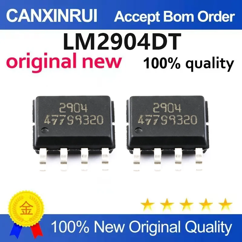 (5pcs-100pcs)Brand new original LM2904DT SOP-8 low-power bipolar operational amplifier chip