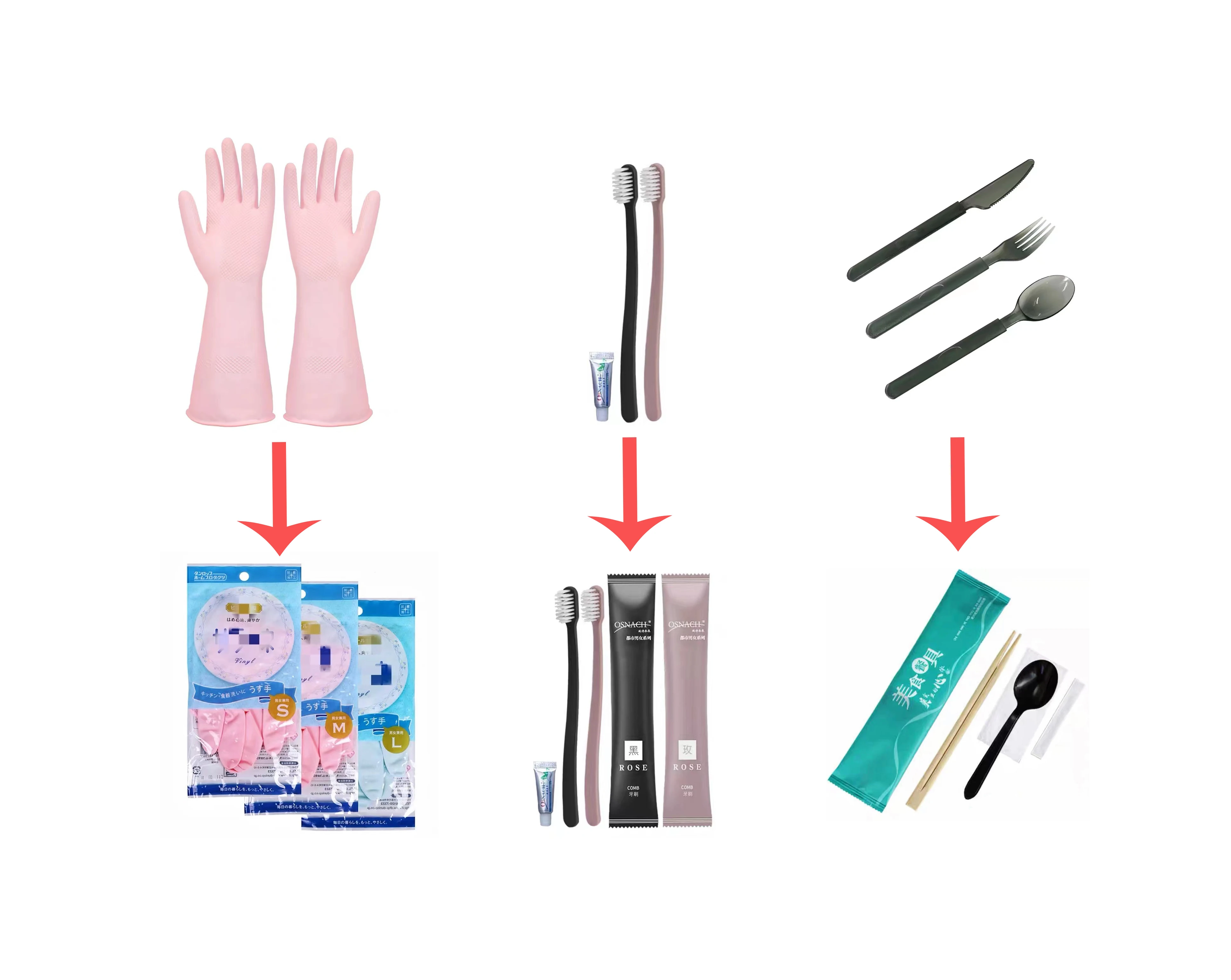 Automatic Flow Packaging Machine Pillow Package Surgical Medical Disposable Face Mask Latex Gloves Packing Machine