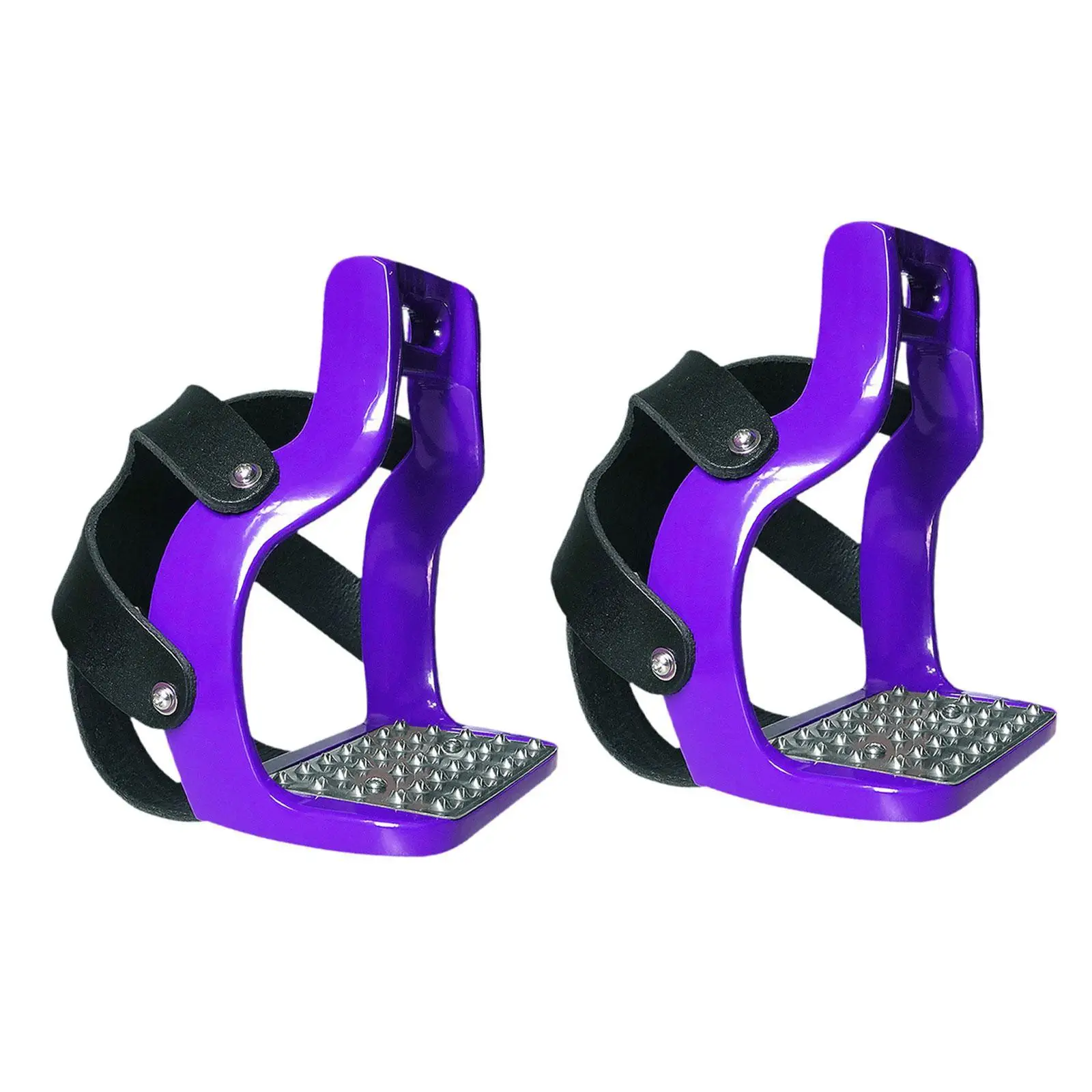Durable Aluminum Horse Racing Stirrup Non Slip Mesh Cover Safety Stirrups for Equestrian Training