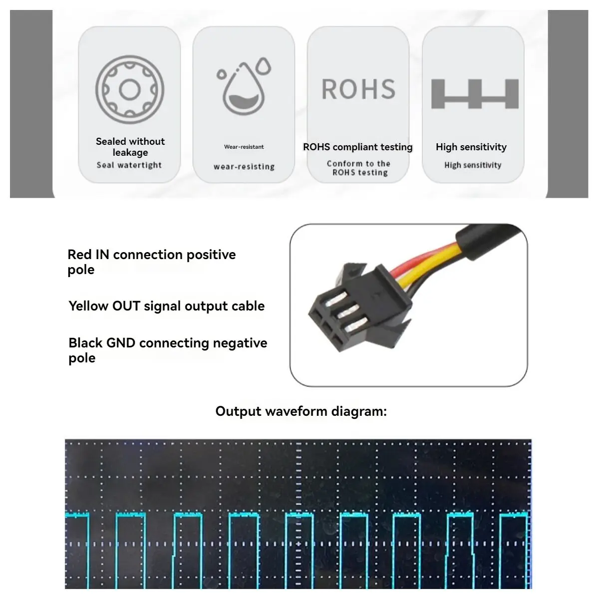 Water Pipe Flow Meter Sensor Counter Indicator Hall Water Heater Accessories Flowmeter DN25 G1 Flow Range 2-100L/min