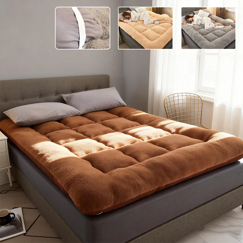 

Foldable Student Dormitory Mattress 10cm Thickened Household Single and Double Non-slip Mattress Ideal for All Seasons Matelas