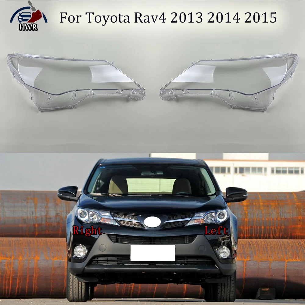 

Headlight Cover Transparent Lampshade Lamp Lens Headlamp Shell Plexiglass Auto Replacement Parts For Toyota Rav4 2013 2014 2015