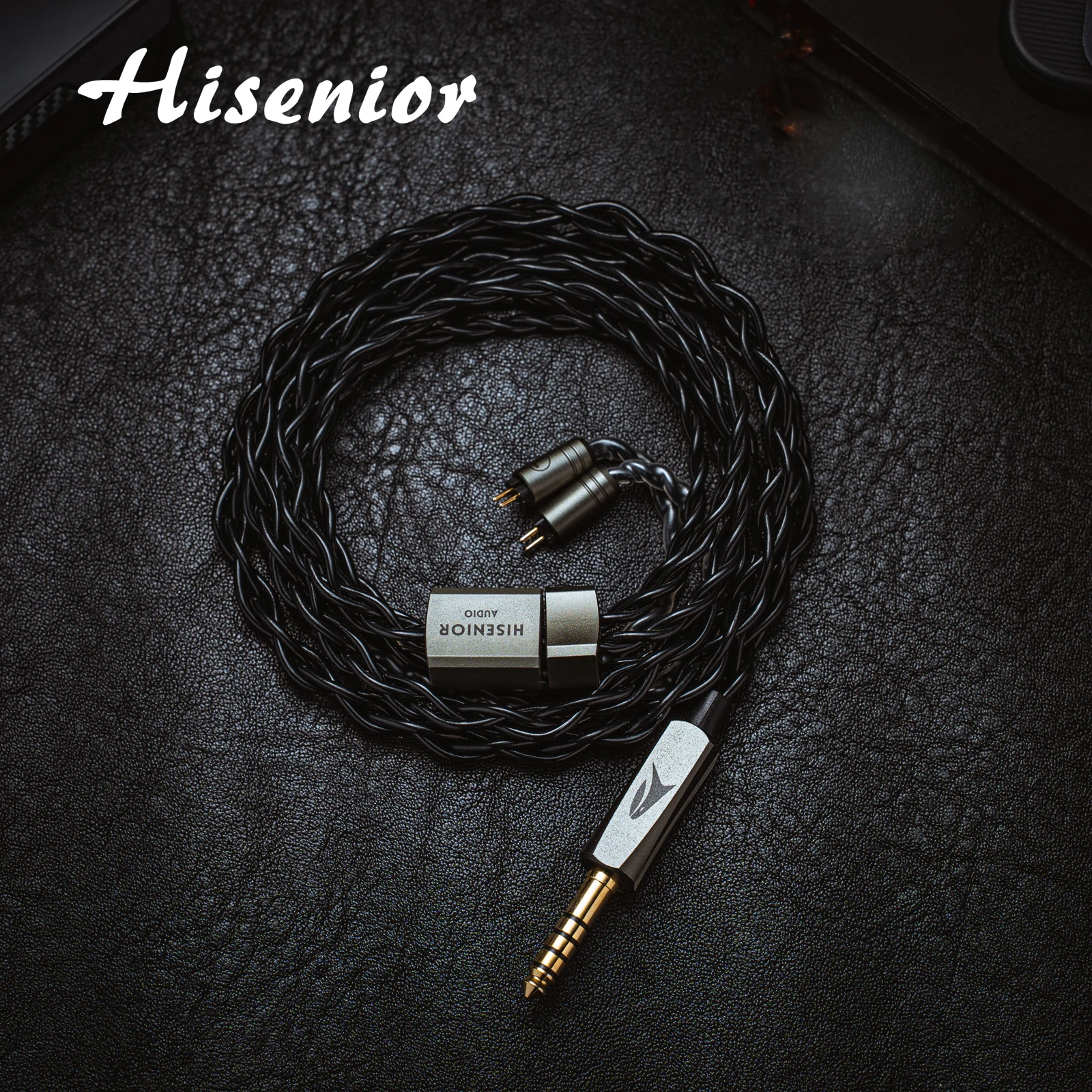 

Hisenior Orca IEM Cable For Mega7 - Premium 6N- UPOCC Copper Litz 4Wires 24AWG 4.4mm 2pin Cable