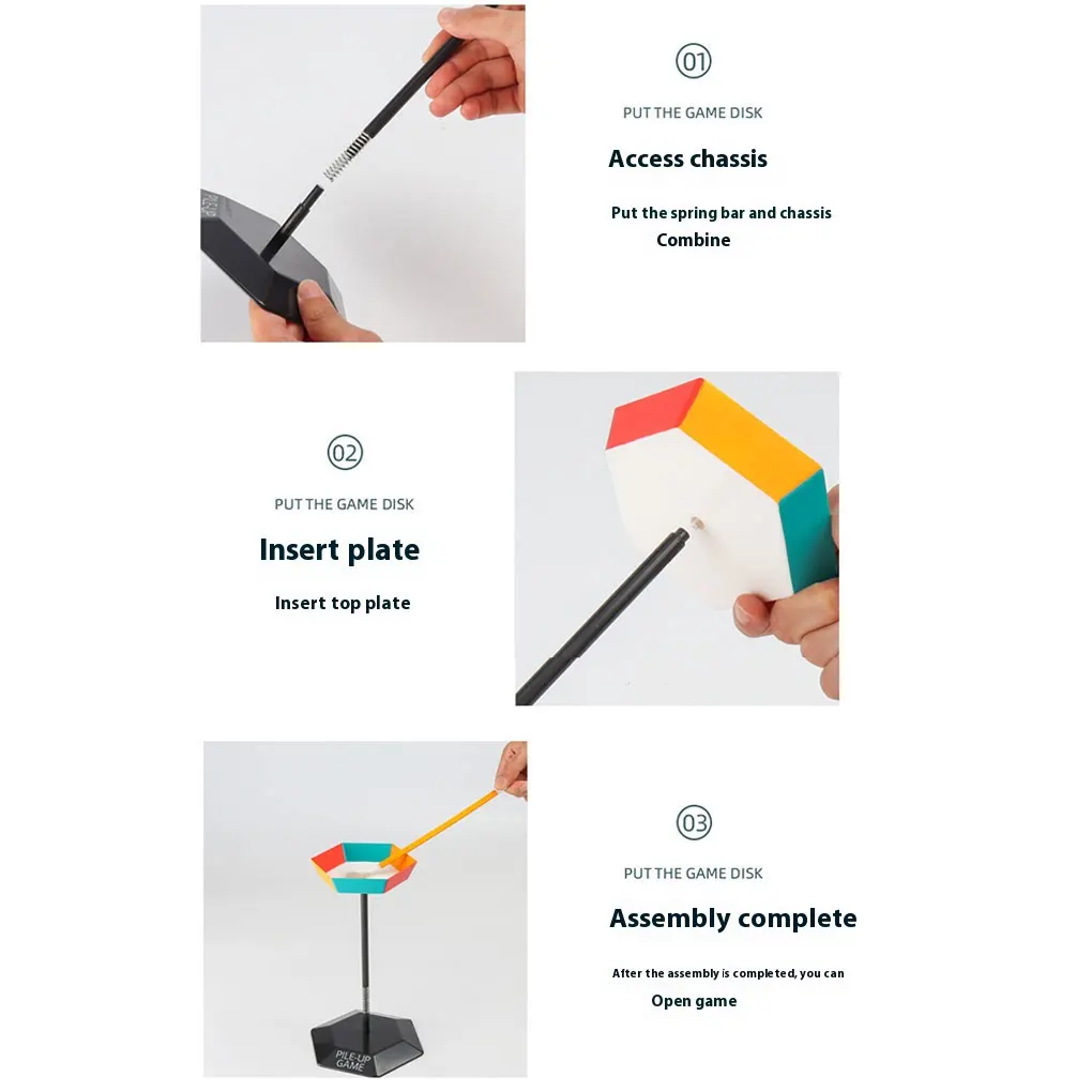 ABS Stick Game Lightweight Polypropylene For Daily Parent-child Bonding Light Weight Balance Game