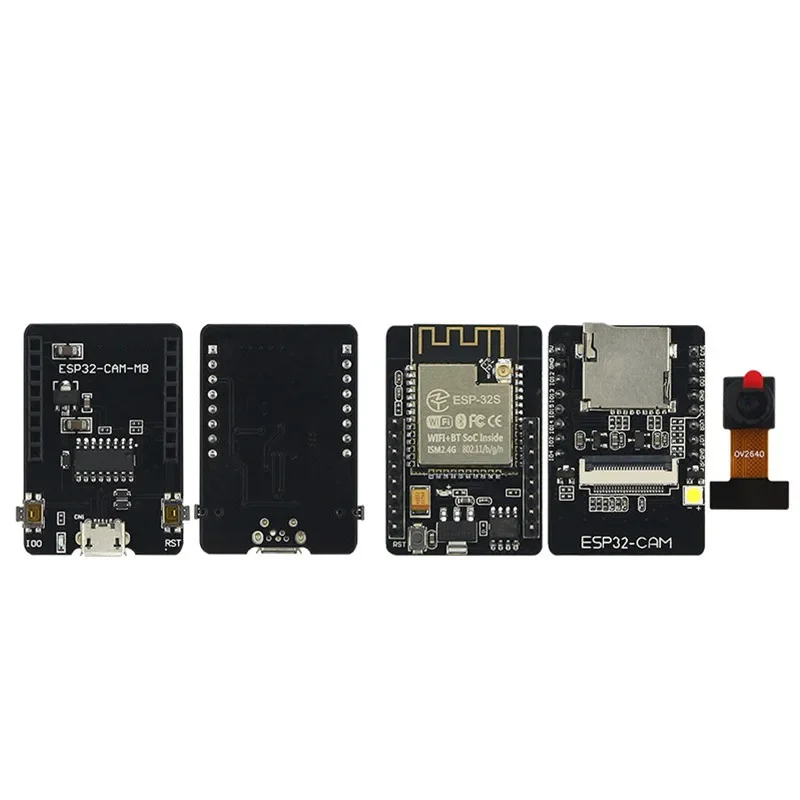 Imagem -06 - Módulo Wifi Serial para Esp32 Cam Development Board 5v Bluetooth com Câmera Ov2640 Diy Esp32-cam-mb