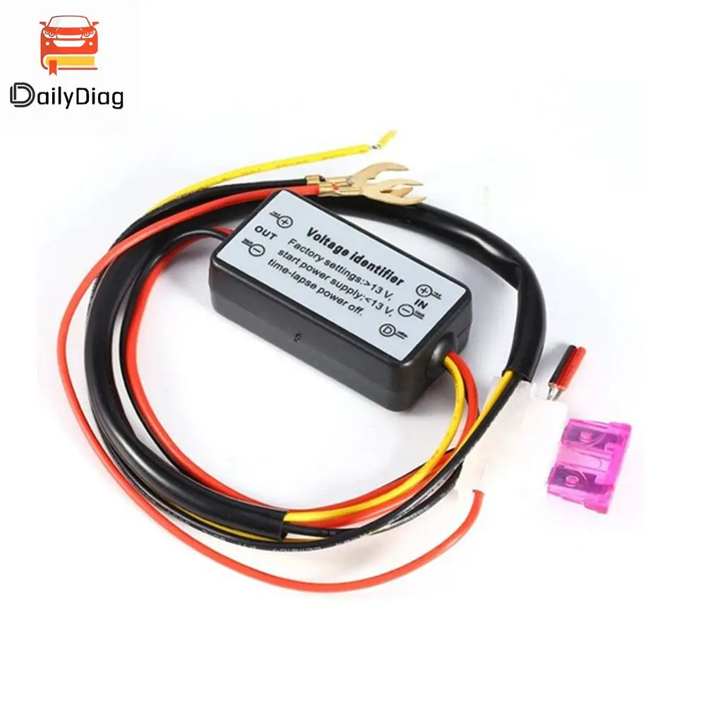 Driving Light Controller Auto Car LED Daytime Running Lights Controller Relay Harness Dimmer On/Off 12-18V