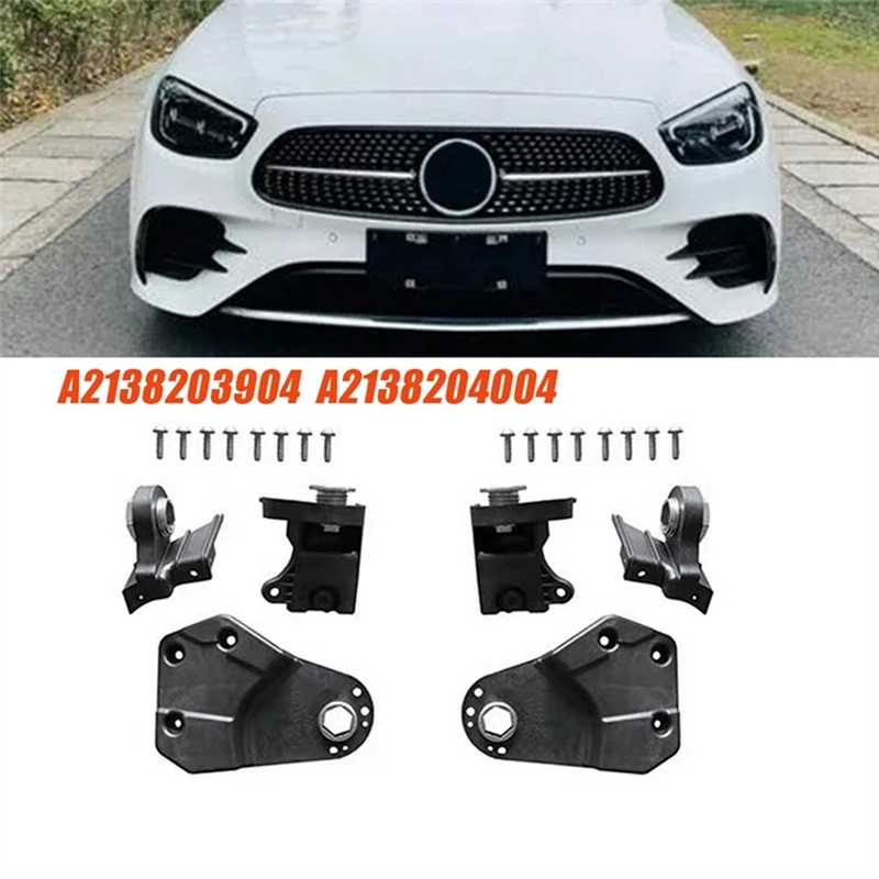 1Pair Headlight Bracket Repair Kits A2138203904 A2138204004 For Mercedes Benz E Class W213 21-24 Head Light Fixed Claw