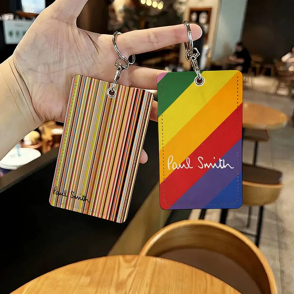 Brand P-Paul Fashion S-Smith-S Card Holder Keychain Key Ring Door Lock Access Protective Case For Security Gift