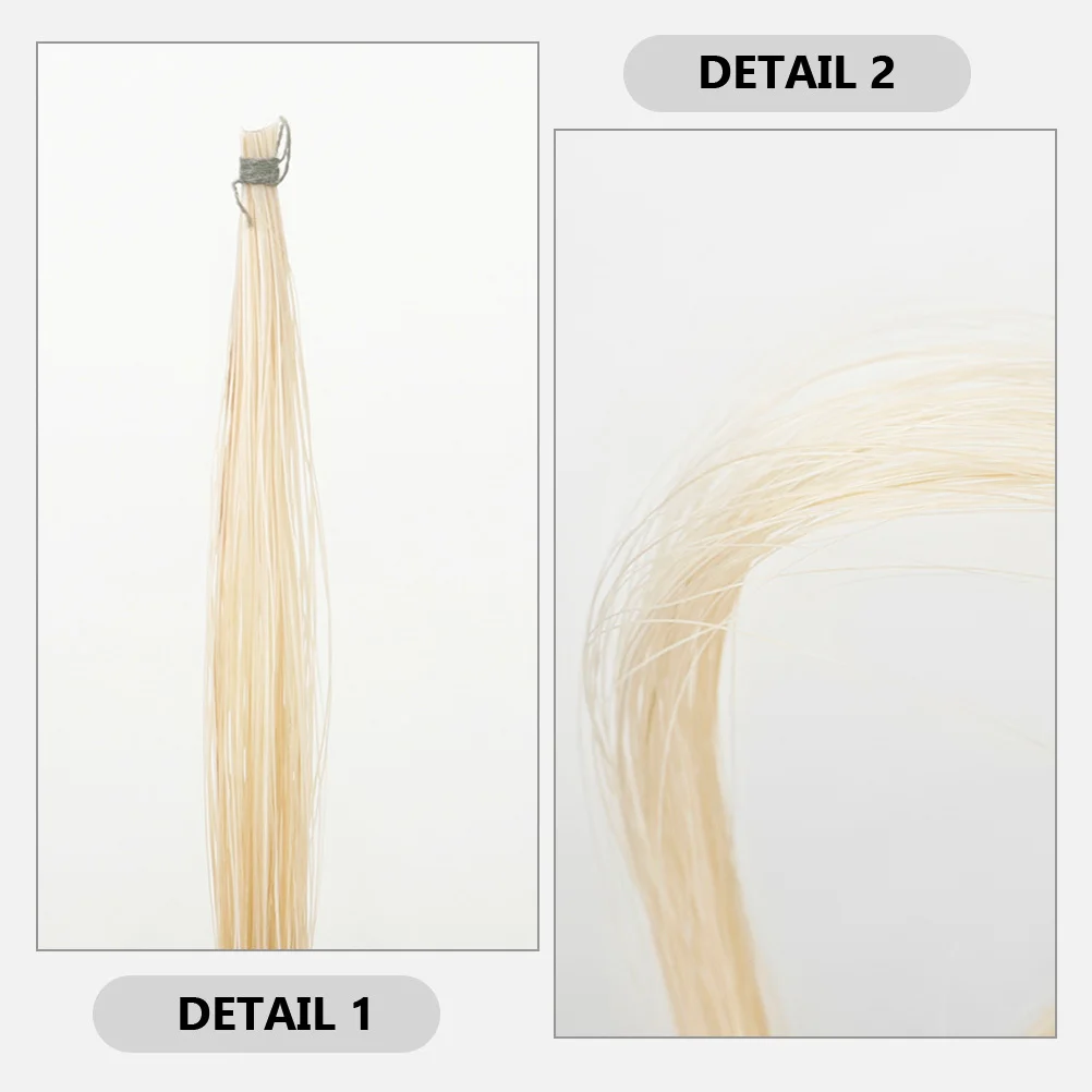 

Horsemao Bow Violin Parts and Accessories Bows Replace Hair Kit Horsetail Solid Wood
