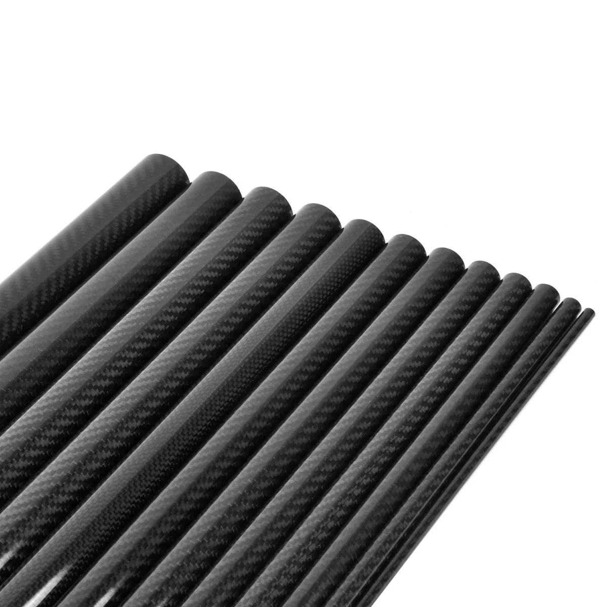 1PC Carbon fiber tube Inner diameter 3/4/5/8-21mm high strength lightweight DIY remote control aircraft ultra-light and durable