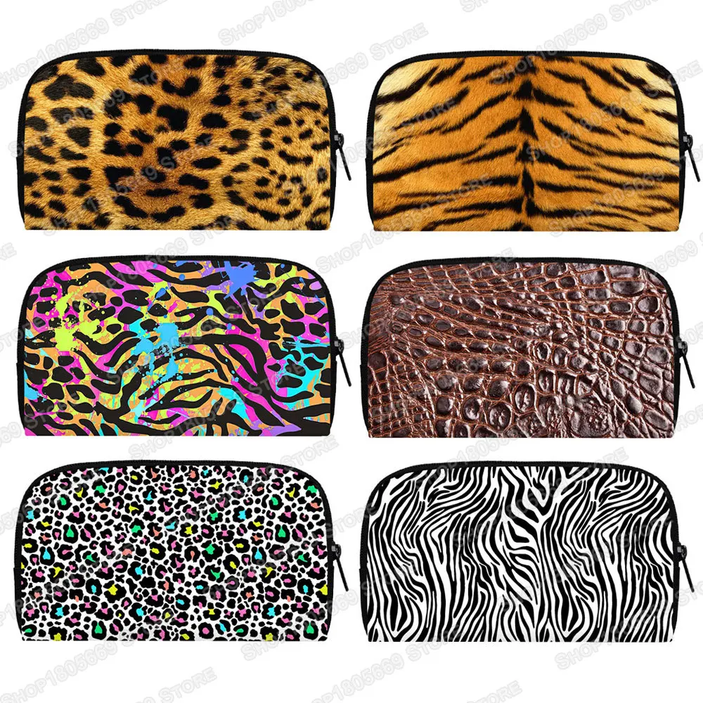 Leopardo zebra tigre listras impressão carteira feminina moda bolsa telefone batom titular dinheiro moeda saco longo carteira senhoras embreagem presente