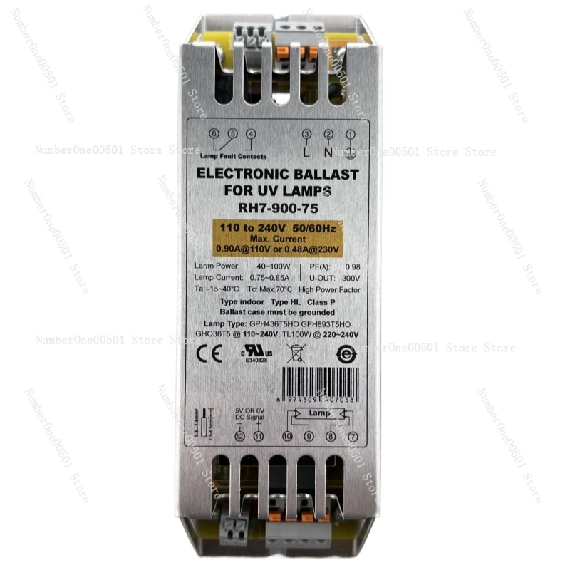 

Original RH7-900-75 75W for electronic ballast UV lamp