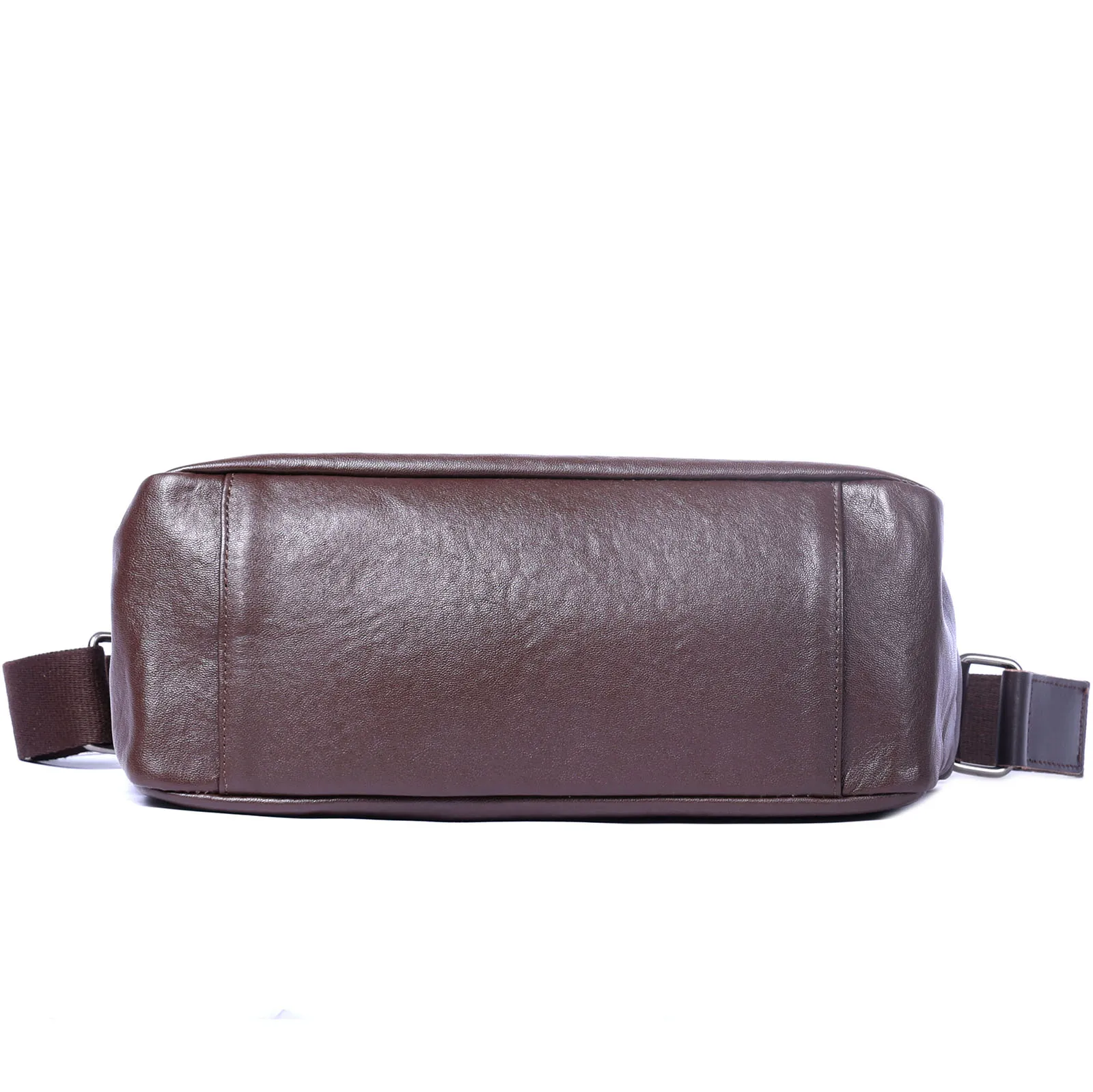 S.WORKER Vintage Herren-Umhängetasche aus Vollnarbenleder | Handgefertigter Messenger aus Used-Leder – Detail 27