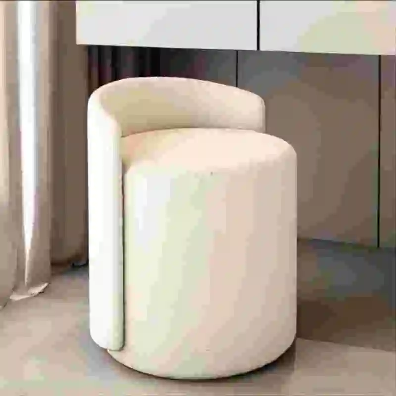 

Nordic makeup chair dresser photograph stool modern household living room light luxury chair simple manicure low stool