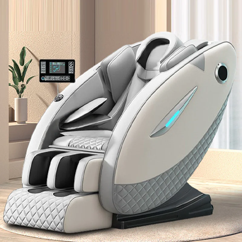 

TKT-103 Fully Automatic HiFi Bluetooth Heating Zero Gravity Massage Chair with Russian Control Screen Jade Roller