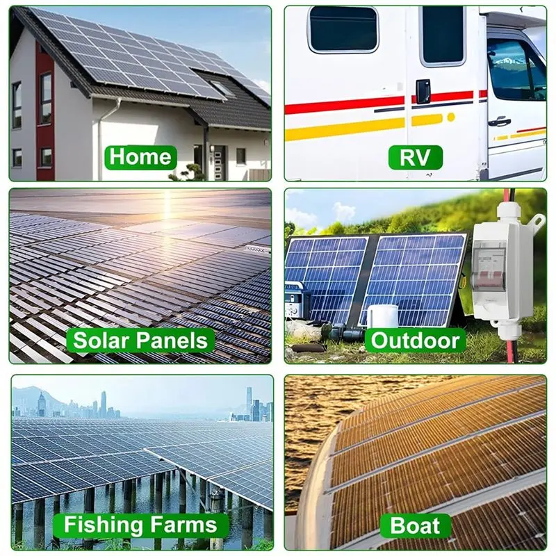 M11K-Solar Panel Disconnect Switch 25 Amp 500V DC Miniature Circuit Breaker With Plug-And-Play Connector And IP65