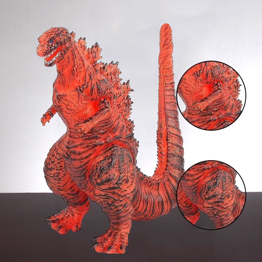 Rode Lotus Godzilla Figuur Model Monster Shin Godzilla Anime Figuren Zachte Lijm Dinosaurus Kind Speelgoed Beweegbare 25Cm Pop Ornamenten Cadeau