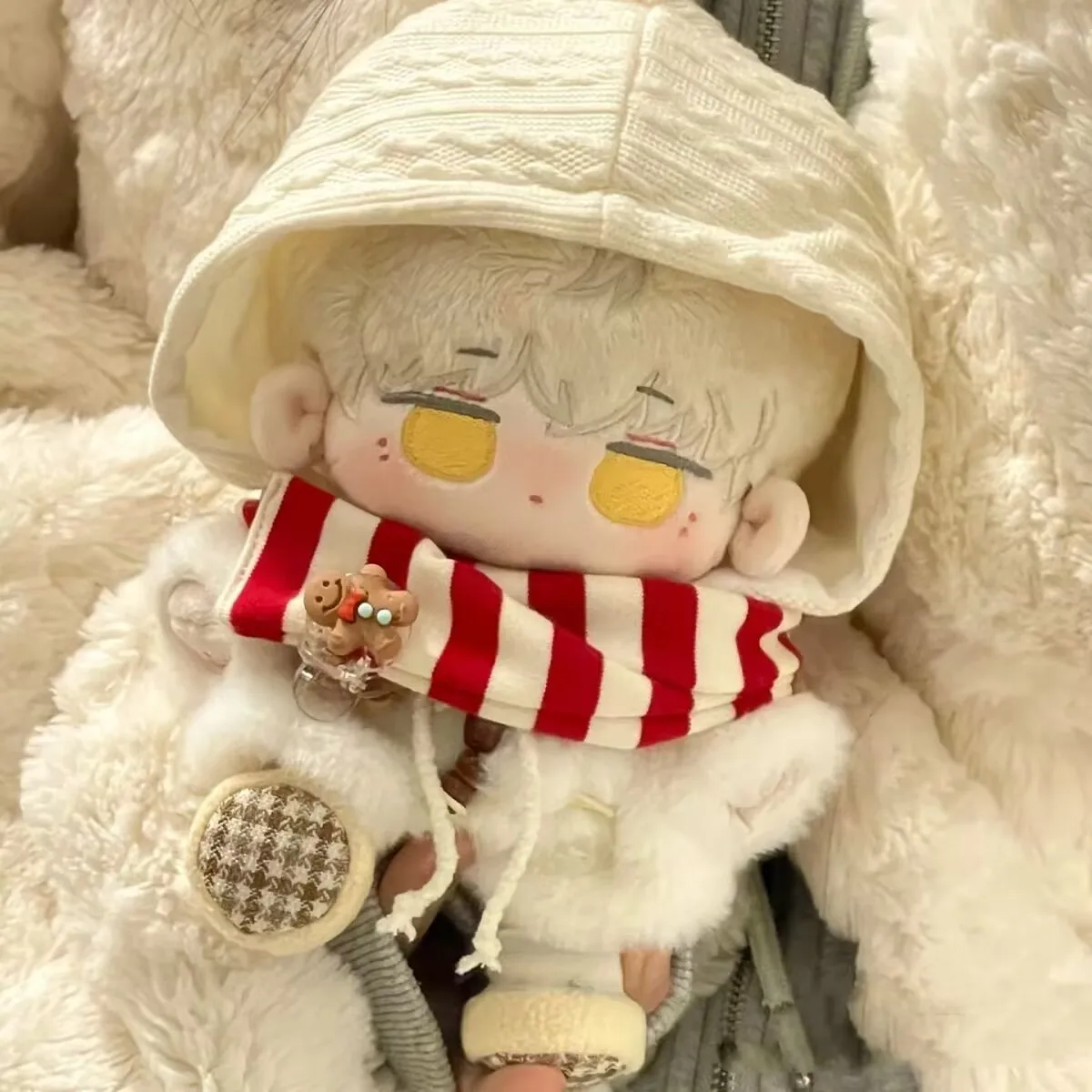 10 سنتيمتر-20 سنتيمتر الزنجبيل أرنب ستار شجرة مجموعة ، 20 سنتيمتر القطن دمية الجسم العادي نجم البحر فستان متابعة فستان طفل ، ملابس دمى