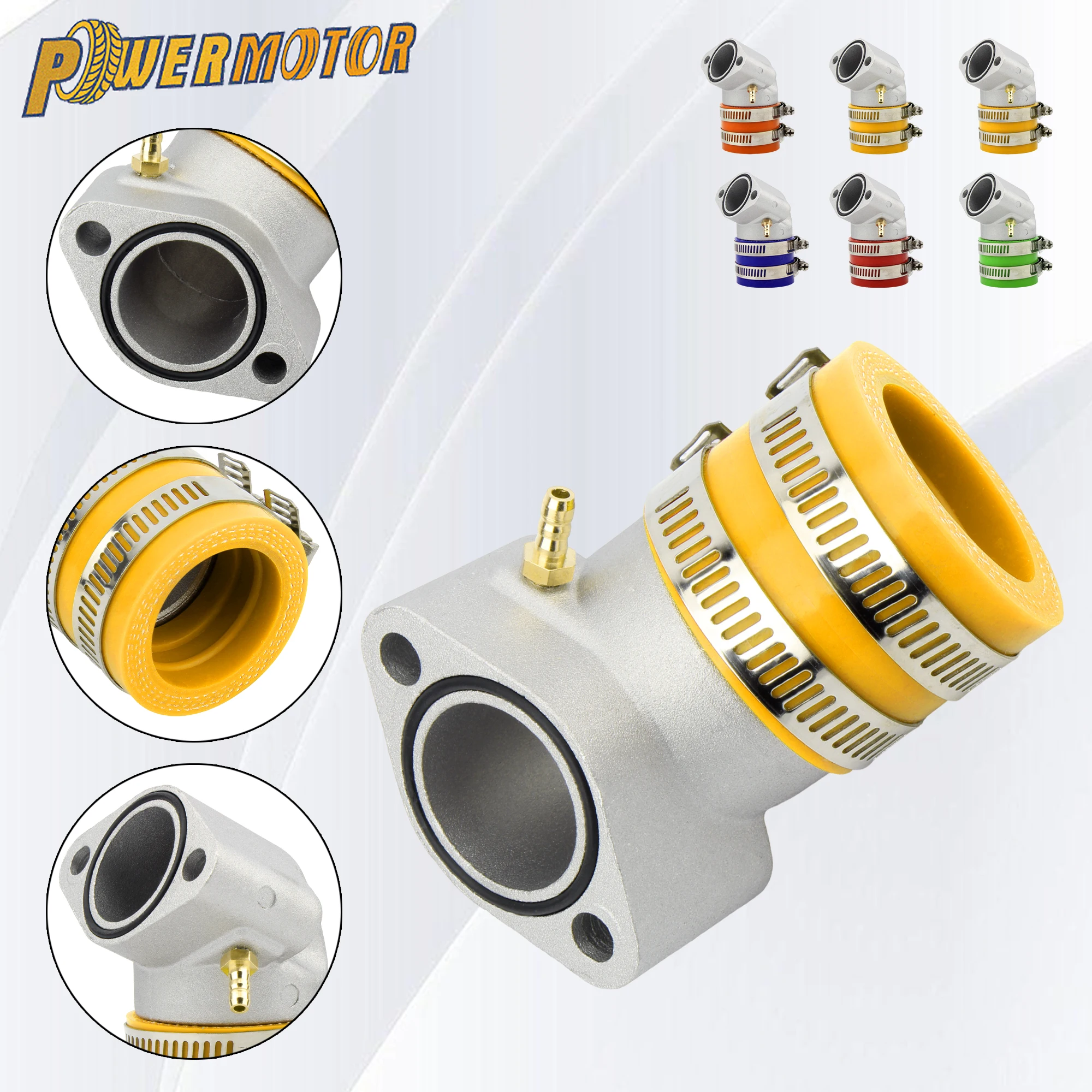 

For GY6 150cc 4-Stroke Carburetor Intake Manifold Boot Joints Parts Replacement Motorcycle Scooter Moped ATV Motocross Modified