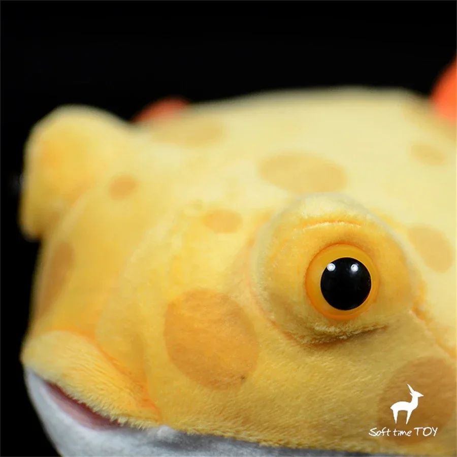 Boxfish Plush Toy Trunkfish Plushie Lifelike Humpback Turretfish Stuffed Animal Realistic Pufferfish Simulation Doll Gift Kid