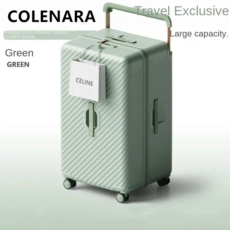 COLENARA PC Luggage Extra Large Capacity Trolley Cases Family Travel Essentials 22\