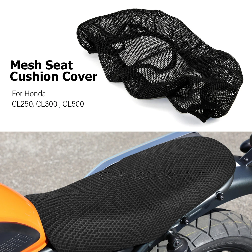 For Honda CL500 CL300 CL250 CL 500 250 300 Motorcycle Accessories 3D Waterproof Breathable Mesh Seat Cushion Cover