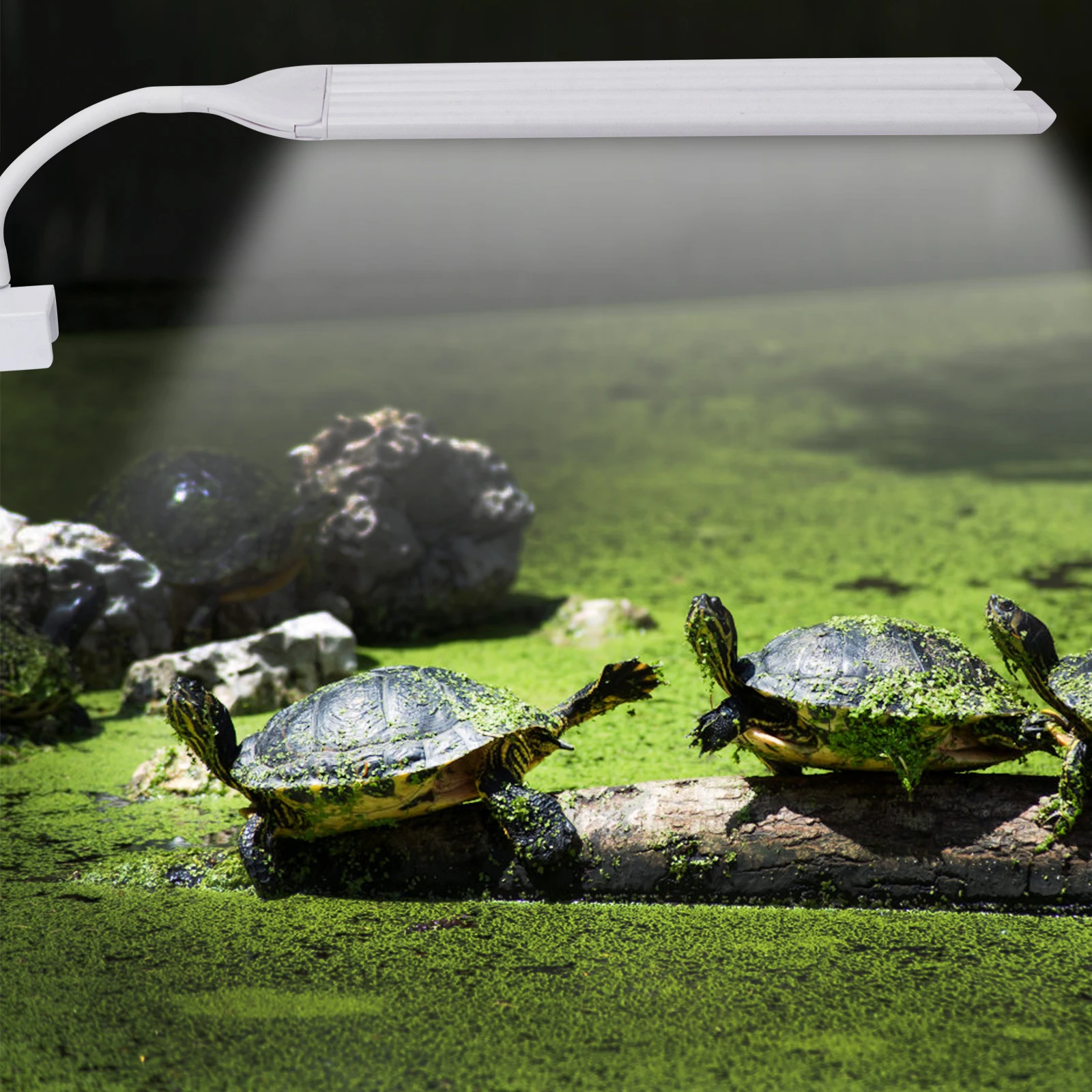 

Fish Tank Light Lights Water Plants Lamp Bracket LED Grass Frame Aquarium Aquatic Lighting Tool White