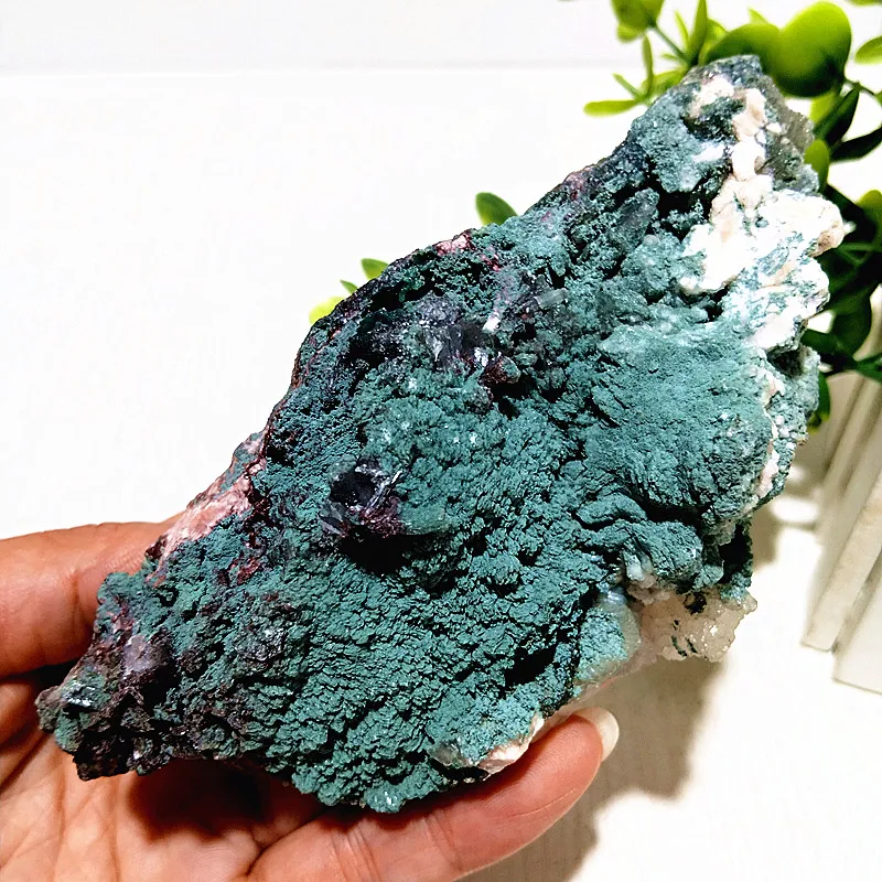 Natural Crystal Zeolite Raw Minerals Apophyllite Shining Crystals Samples Symbiont Feng Shui Meditation Energy Room Decoration