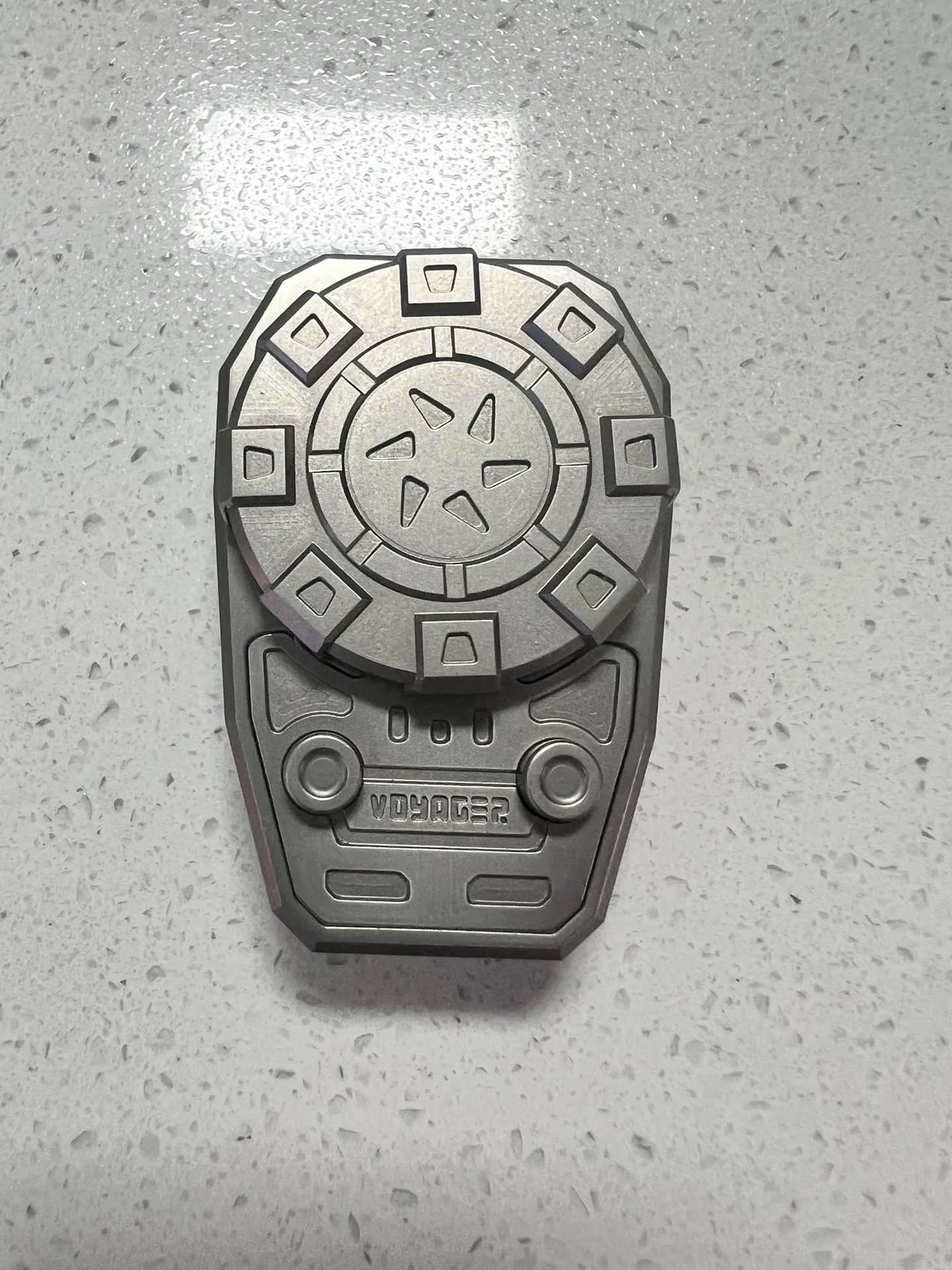 Edge EDC&Ryan EDC Voyager Mechanical Push Plate, Titanium Alloy EDC, decompression toy