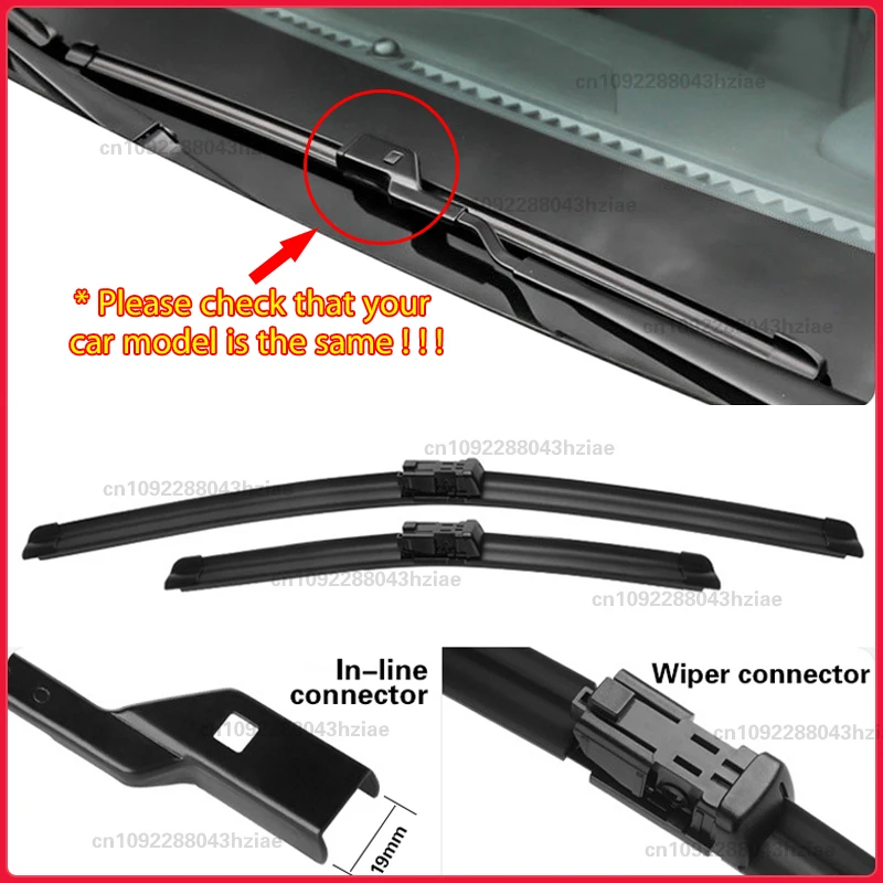 For Peugeot Rifter 2018-2020 2019 Front Windshield Wiper Blades 2pcs Windscreen Window Accessories 26