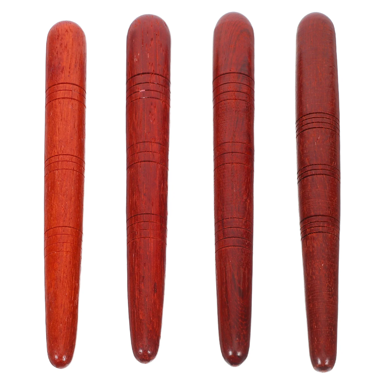 4-teiliges Massage-Akupressurstift, leichtes Holzpunkt-Massagegerät zur Muskelentspannung, reisefreundliches Hand-Körpermassagegerät