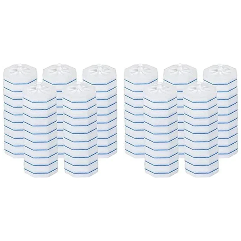 

B23B 100PCS Upgraded Toilet Brush Wand Disposable Toilet Cleaning Wand Head Compatible Wand Refills