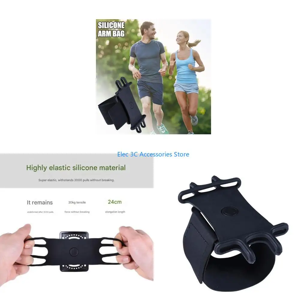 Y51A Armband Stand 360 Degree Rotating Function Easy Viewing During Gym Running Cycling