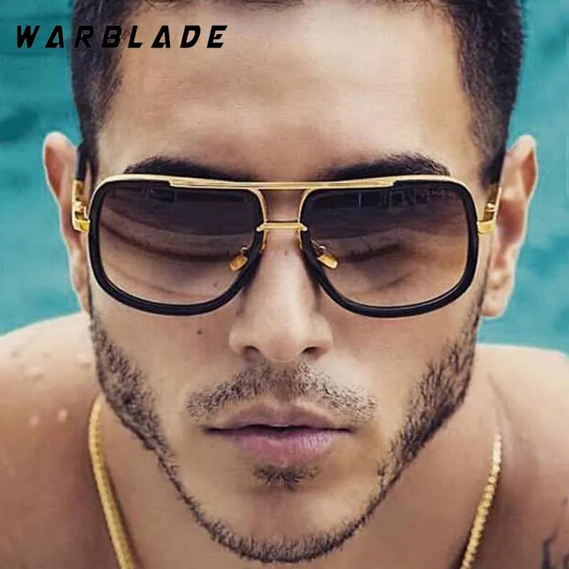 

Luxury Pilot Metal Double Bridge Flat Top Square Women's Sunglasses Brand Design Men Sunglass Drive Travel Hiking Eyewear UV400