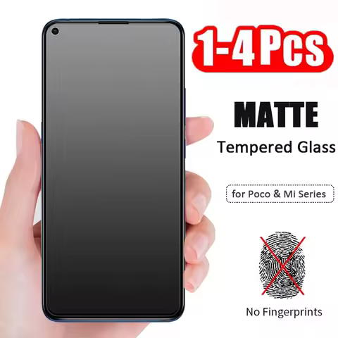Matte Glass for Xiaomi Redmi Note 12 11 10 9 8 7 8T 9S 10S 11S Poco X5 Pro 5G X3NFC F3 GT M4 M5 Mi 12T 11T Lite Screen Protector