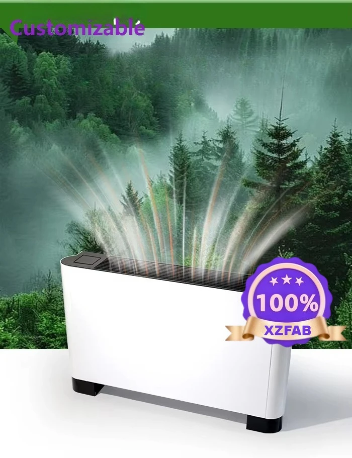 Factory Direct 2026 China Fan Coils Water Fancoil Ultra Thin Exposed Floor Standing Fcu Fan Coil Unit for Heating and Cooling