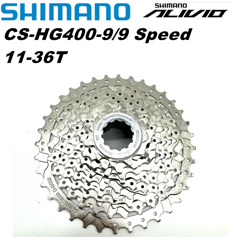 Shimano Alivio M4000 HG400-9 9 Speed Bike Cassette MTB Mountain Bicycle Freewheel HG400 9S 11-28T 11-32T 11-34T 28T 32t 34t 36t view 6