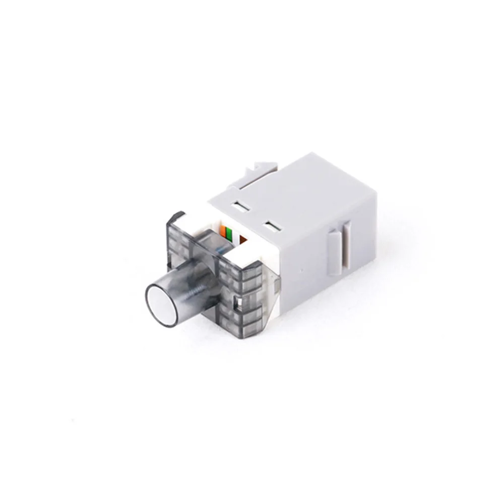 1pc Information Socket Data Information Module,180 Degree UTP RJ45 CAT6 Network Module Connector Cable Adapter Keystone Jack