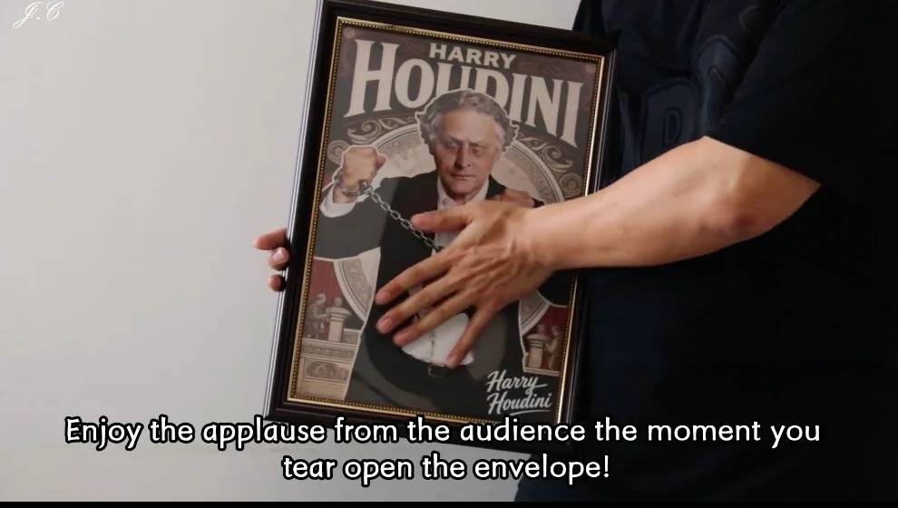 Stage Magic Tricks Houdini 52 Prediction 2.0 By J.C Magic Any Card Named Mentalism Poster Illusion Gimmick Props Magia Magician