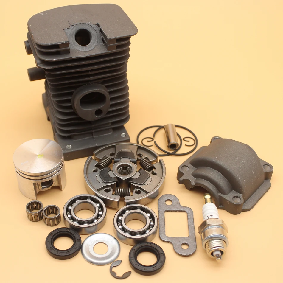 38MM Cylinder Piston Pan Bearing Kit For STIHL MS180 MS170 MS 170 180 017 018 Chainsaw Engine Spare Parts 10MM Pin 1130 020 1208