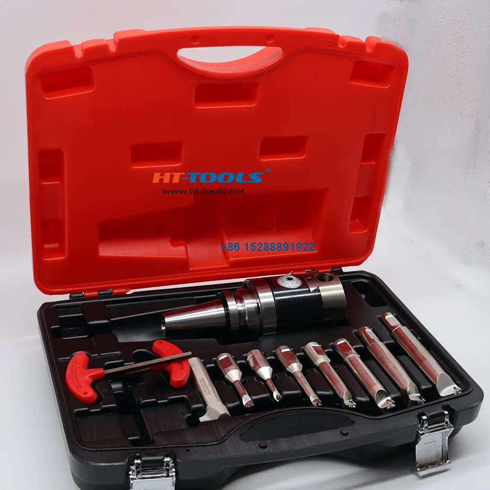 NBH2084 Adjustable Micro Boring Head Set CNC Machine Tool Boring Range 8-280mm BT40 NT30 R8