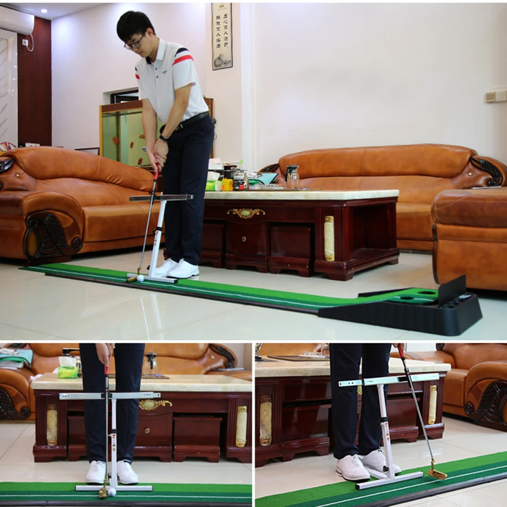 PGM Golf Putting Trainer Teaching Equipment Putting Putter Track Plate Calibration Posture Corrector JZQ009 Training