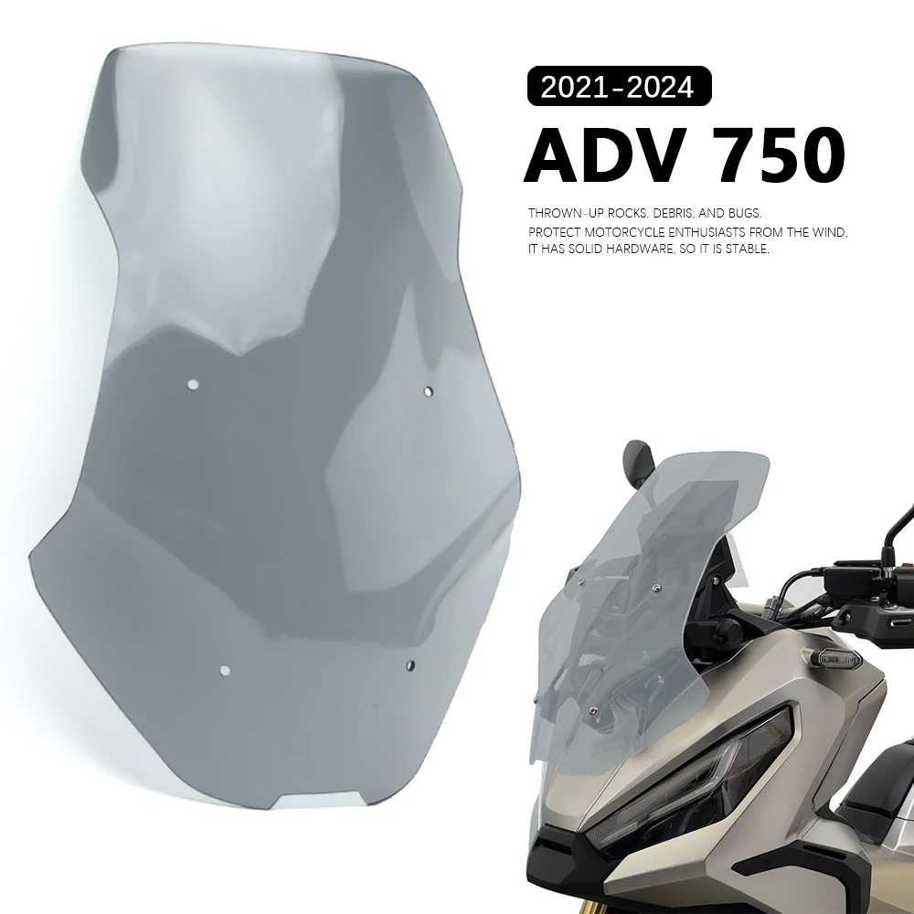 

Motorcycle NEW Windshield Windscreen Wind Deflector For HONDA X-ADV 750 XADV 750 20212022 2023 2024 Visor Wind Deflector ADV750